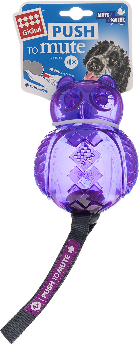 Игрушка для собак GiGwi Сова, с отключаемой пищалкой, 13 х 6,5 х 8 см75322 Игрушка для собак GiGwi Сова, с отключаемой пищалкой, 13 х 6,5 х 8 см75322Игрушка для собак GiGwi Сова сделана из высококачественной резины. Она предназначена как для средних, так и для крупных пород собак. Вы можете включать и отключать пищалку в зависимости от ситуации. Чтобы отключить пищалку - втолкните ее пальцем внутрь игрушки, чтобы включить - потяните за ремешок.