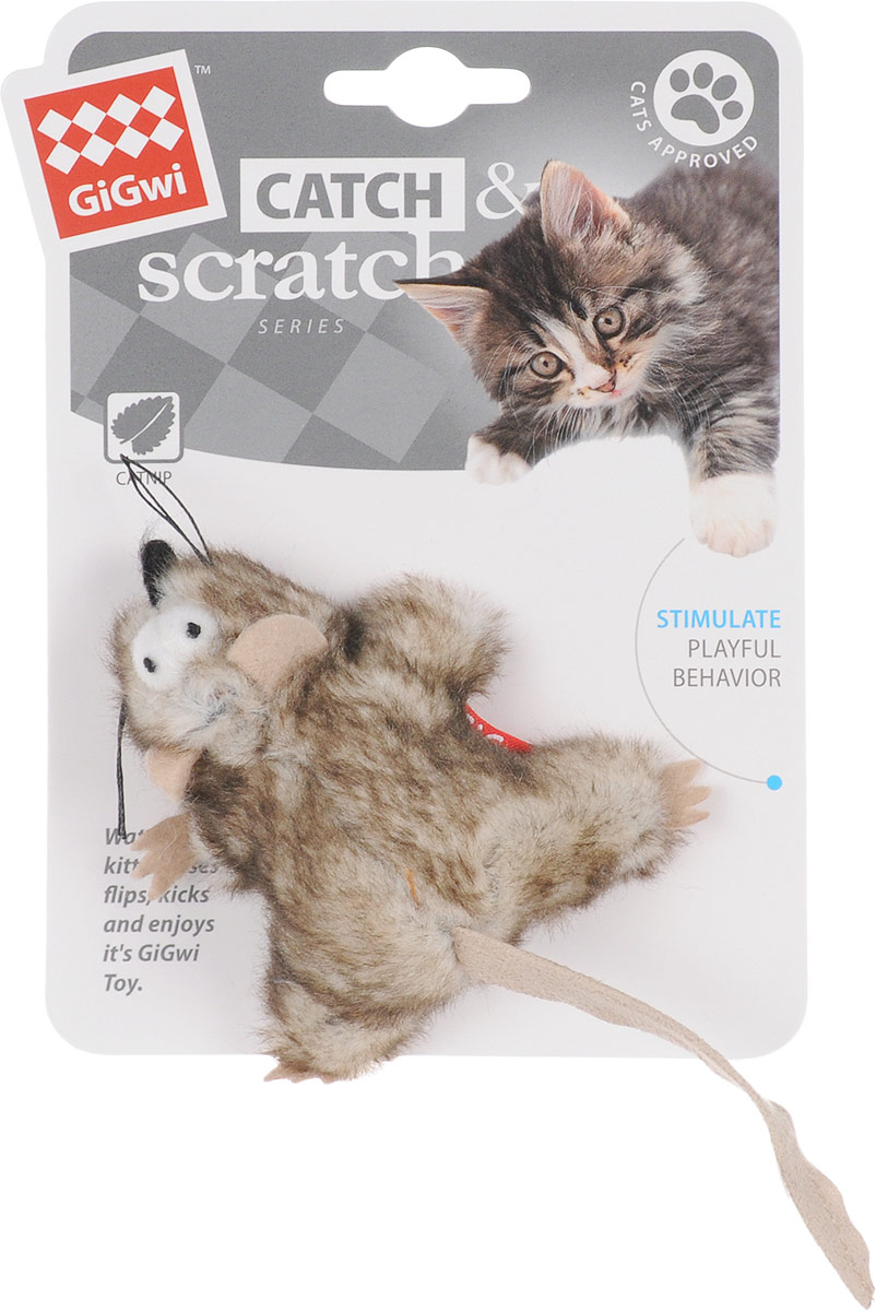 Игрушка для кошек GiGwi Мышка, с кошачьей мятой, длина 8 см75383 Игрушка для кошек GiGwi Мышка, с кошачьей мятой, длина 8 см75383Мягкая игрушка GiGwi Мышка изготовлена из текстиля. Играя с этой забавной игрушкой, маленькие котята развиваются физически, а взрослые кошки и коты поддерживают свой мышечный тонус. Изделие выполнено в виде мыши. В качестве наполнителя выступает кошачья мята. Кошачья мята - растение, запах которого делает кошку более игривой и любопытной. С помощью этого средства кошка легче перенесет путешествие на автомобиле, посещение ветеринарного врача, переезд на новую квартиру. Размеры игрушки (без учета хвоста): 8 х 8 х 3,5 см.