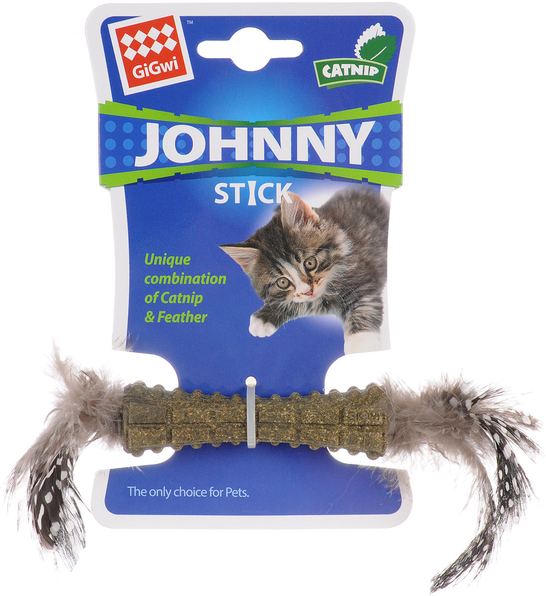 Игрушка для кошек GiGwi Johnny Stick, с кошачьей мятой, длина 26 см75335 Игрушка для кошек GiGwi Johnny Stick, с кошачьей мятой, длина 26 см75335Игрушка для кошек GiGwi Johnny Stick изготовлена из спрессованной кошачьей мяты и украшена перьями. Играя с этой забавной игрушкой, маленькие котята развиваются физически, а взрослые кошки и коты поддерживают свой мышечный тонус. Кошачья мята - растение, запах которого делает кошку более игривой и любопытной. С помощью этого средства кошка легче перенесет путешествие на автомобиле, посещение ветеринарного врача, переезд на новую квартиру. Размеры игрушки: 26 х 3 х 3 см.