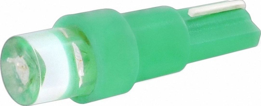 Автолампа светодиодная Jpower, цвет: зеленый. T5-1LEDT5-1LED зеленый Автолампа светодиодная Jpower, цвет: зеленый. T5-1LEDT5-1LED зеленыйСветодиод J-POWER T5 вогнутая подсветка зеленый, используется для подсветки приборной панели.