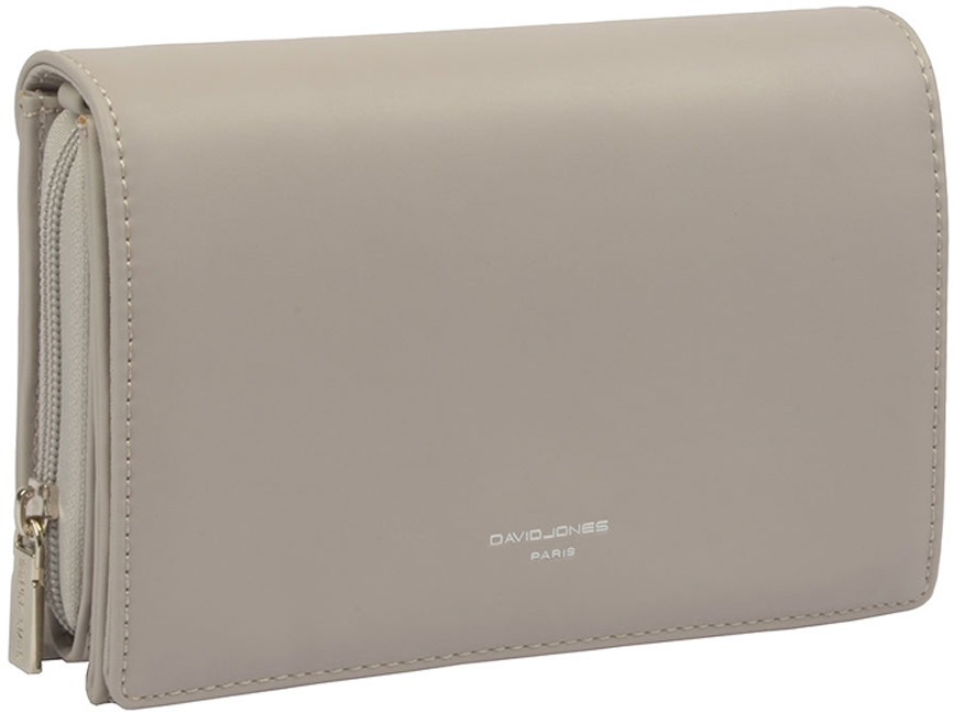 Сумка женская David Jones, цвет: серый. 5552-15552-1 GREY Сумка женская David Jones, цвет: серый. 5552-15552-1 GREYСумка женская David Jones выполнена из высококачественной экокожи. Изделие оснащено удобным плечевым ремнем, который регулируется по длине. Сумка закрывается на застежку- молнию. Внутри расположено три основных отделения, одно из которых на молнии. Сумка дополнена внутренним карманом на молнии и отделением для визиток.