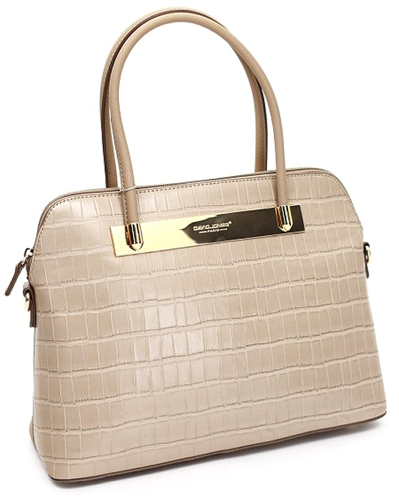 Сумка женская David Jones, цвет: бежевый. 5550-15550-1 BEIGE Сумка женская David Jones, цвет: бежевый. 5550-15550-1 BEIGEСумка женская David Jones выполнена из высококачественной экокожи. Изделие оснащено удобным плечевым ремнем, который регулируется по длине, а также небольшими ручками на запястье. На тыльной стороне расположен вшитый карман на молнии. Сумка закрывается на застежку-молнию. Внутри расположено одно основное отделение и два кармана на молнии. Модель оснащена карманом для телефона.