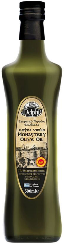 Delphi масло оливковое Extra Virgin монастырское, 500 мл81.0051,1 Delphi масло оливковое Extra Virgin монастырское, 500 мл81.0051,1Масло оливковое Монастырское по благословению Монастыря Пресвятой Богородицы Элефтеротрия, с браслетом оберегом Комбоскини.