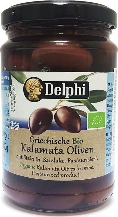 Delphi маслины био с косточкой Каламата в рассоле, 290 г51.0083,1 Delphi маслины био с косточкой Каламата в рассоле, 290 г51.0083,1Органический продукт.