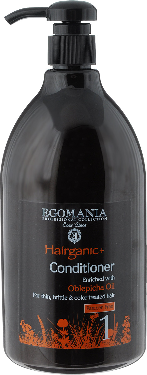 Egomania Professional Collection Кондиционер Hairganic+ с маслом облепихи для тонких, ломких и окрашенных волос 1000 мл1640110 Egomania Professional Collection Кондиционер Hairganic+ с маслом облепихи для тонких, ломких и окрашенных волос 1000 мл1640110Кондиционер подходит для сухих, истонченных, ломких, окрашенных и поврежденных волос, для жирной структуры волос и кожи головы.Благодаря содержанию масла облепихи, кондиционер обладает восстанавливающим эффектом и благотворно влияет на волосы и кожу головы. Помогает избежать спутывания волос, упрощает процесс укладки, делает волосы мягкими, и блестящими и послушными, питает и увлажняет волосы, делая их плотными и эластичными. Входящие в состав кондиционера протеины пшеницы помогают поддержать объем укладки. Экстракты ромашки и розмарина регулируют работу сальных желез. Масло календулы и сок листьев алоэ регенерируют кутикулу волоса и плотно запечатывают ее.