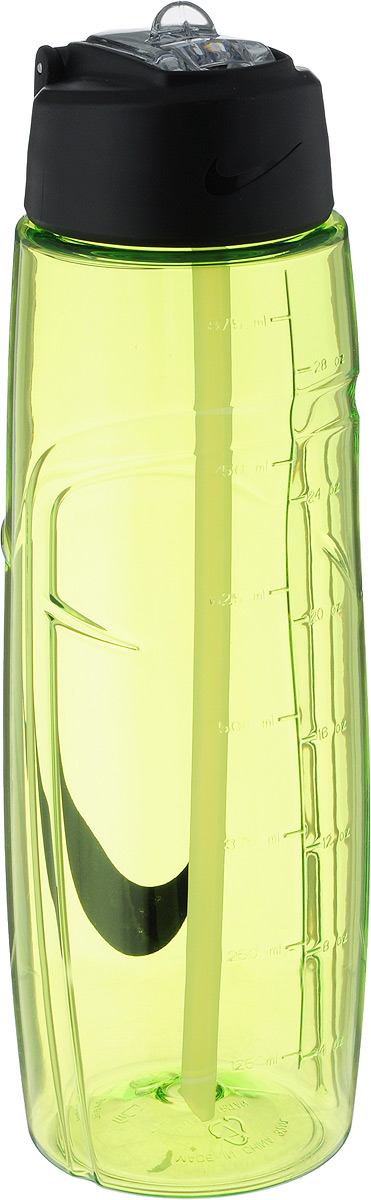 Бутылка для воды Nike T1 Flow Swoosh Water Bottle 32oz, цвет: желтый, черный, 946 млN.OB.91.713.32 Бутылка для воды Nike T1 Flow Swoosh Water Bottle 32oz, цвет: желтый, черный, 946 млN.OB.91.713.32Бутылка для воды Nike T1 Flow Swoosh Water Bottle 32oz с горлышком, которое поднимается на 90 градусов, что обеспечивает простоту в использовании. Модель дополнена измерительной шкалой и петелькой для подвешивания. Технология материала Tritan обеспечивает долговечность и ударопрочность. Не содержит BPA. Объем: 946 мл. Высота: 25 см. Диаметр основания: 7,5 см.