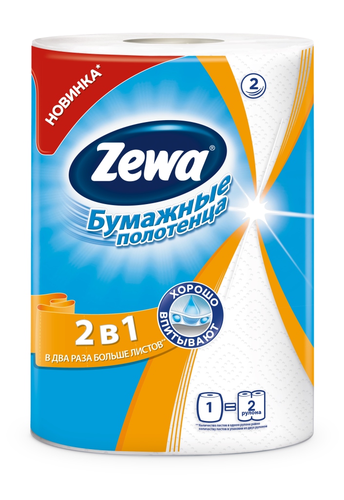 Бумажные полотенца Zewa 2 в 1, 1 рулон144111 Бумажные полотенца Zewa 2 в 1, 1 рулон1441112 рулона в 1! Двухслойные бумажные полотенца Zewa станут универсальным и незаменимым помощником в доме. С их помощью можно легко вытереть пролитую жидкость, отполировать до блеска стекла или посуду, очистить поверхность. 1 рулон в упаковке Состав: вторичное волокно Производство: Россия
