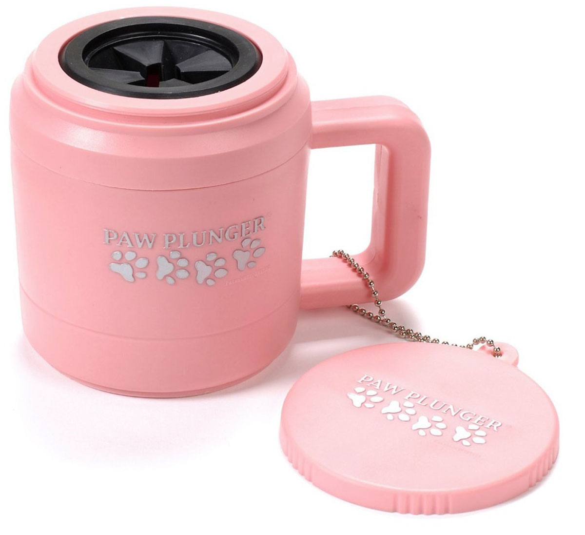 Лапомойка Paw Plunger, малая, цвет: розовый18779 Лапомойка Paw Plunger, малая, цвет: розовый18779Лапомойка Paw Plunger - это уникальное по своей простоте устройство, которое позволит сохранить в чистоте вашу квартиру и собаку даже после самых активных прогулок в грязную погоду! Лапомойка Paw Plunger поможет вам забыть о грязных следах на полу и в ванной комнате. Лапомойка предельно проста в использовании: вам понадобиться только вода и при желании небольшое количество средства для мытья лап.