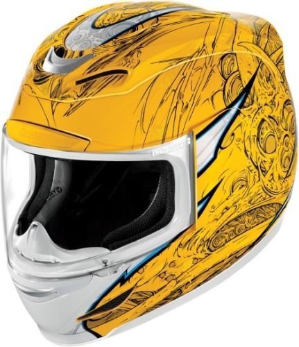 Мотошлем Icon Airmada Sportbike SB1, цвет: желтый. 0101. Размер S0101-6080 Мотошлем Icon Airmada Sportbike SB1, цвет: желтый. 0101. Размер S0101-6080Отличное сочетание функциональности и стиля. Этот шлем прекрасно подойдет как для городской езды, так и для спортивных заездов на треке. За основу взят литойполикарбонатный корпус. С точки зрения аэродинамики, посадки, вентиляции и комфорта – это совершенно новая модель шлема. Вентиляция так же была улучшена. Теперь у нас 7 каналов для впуска свежего воздуха, и 6 портов для выпуска. Как и в предыдущих моделях, мы имеем каналы в ротовой области, а так же два боковых порта, которые регулируются в нескольких положениях с внутренней стороны шлема. Выше имеется десятимиллиметровый двойной канал, который, как и прежде удобно контролировать – в закрытом или открытом положении. И одна из новинок находится поблизости – двойной регулировочный порт, который в дополнение ко всем предыдущим, направляет потоки свежего непосредственно на лобную часть водителя. Соответственно, горячий воздух выходит через задние порты - два сверху, два по бокам и два с нижней стороны. Еще одним нововведением является...