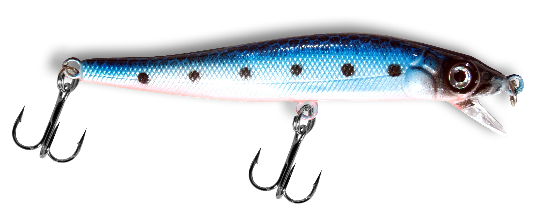 Воблер SWD Classic Minnow 80SS, цвет: черный, синий, серебристый, 6 г, 0,5-1 м0059437 Воблер SWD Classic Minnow 80SS, цвет: черный, синий, серебристый, 6 г, 0,5-1 м0059437Воблер SWD CLASSIC MINNOW Система дальнего заброса с перекатывающимися шариками, также создающими шумовой эффект; Длина - 80 м м; Вес -6г; Акция - суспендер; Заглубление 0,5-1,0; Цвет - 33; Крючки - тройные №10- 2шт.