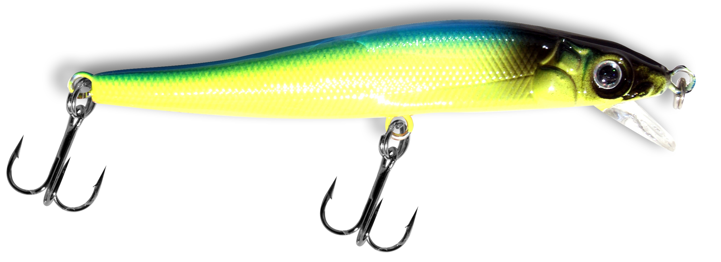 Воблер SWD Classic Minnow 80SS, цвет: черный, зеленый желтый (44), 6 г, 0,5-1 м0059438 Воблер SWD Classic Minnow 80SS, цвет: черный, зеленый желтый (44), 6 г, 0,5-1 м0059438Воблер SWD CLASSIC MINNOW Система дальнего заброса с перекатывающимися шарика ми, также создающими шумовой эффект; Длина - 80 м м; Вес -6г; Акция - суспендер; Заглубление 0,5-1,0; Цвет - 44; Крючки - тройные №10- 2шт.