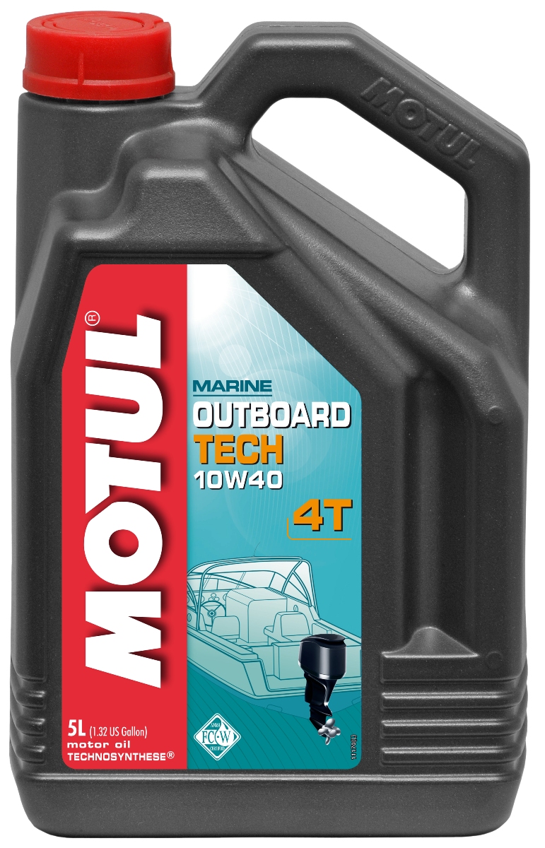 Масло моторное Motul Outboard Tech 4T. Technosynthese, 5 л106354 Масло моторное Motul Outboard Tech 4T. Technosynthese, 5 л106354Моторное масло для 4-х тактных подвесных и кормовых бензиновых двигателей водной техники. Специально создано по технологии Technosynthese для таких производителей как: Bombardier, Honda, Mariner, Mercury, Selva, Suzuki, Tohatsu, Yamaha. API Стандарты: API SJ/SG MARINE Стандарты: NMMA FC-W FB-23656K
