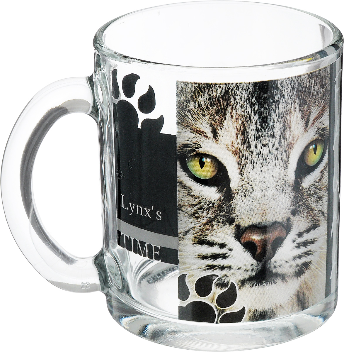 Кружка OSZ Дикие кошки. Рысь, 320 мл04C1208-DKK_Рысь Кружка OSZ Дикие кошки. Рысь, 320 мл04C1208-DKK_РысьКружка OSZ Дикие кошки. Рысь, изготовленная из стекла, украшена стильным изображением дикой кошки-рыси. Изделие оснащено удобной ручкой и сочетает в себе лаконичный дизайн с максимальной функциональностью. Кружка OSZ Дикие кошки. Рысь не только украсит ваш кухонный стол, но и подчеркнет прекрасный вкус хозяйки. Диаметр кружки (по верхнему краю): 7,5 см. Диаметр основания: 8 см. Высота кружки: 9,5 см. Объем кружки: 320 мл.