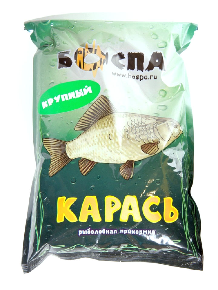 Прикормка Боспа Стандарт. Карась крупный, пакет, 800 грСтанд/пак/800/КРП Прикормка Боспа Стандарт. Карась крупный, пакет, 800 грСтанд/пак/800/КРПСпециально разработанный состав на крупного карася. С ароматом выпечки.