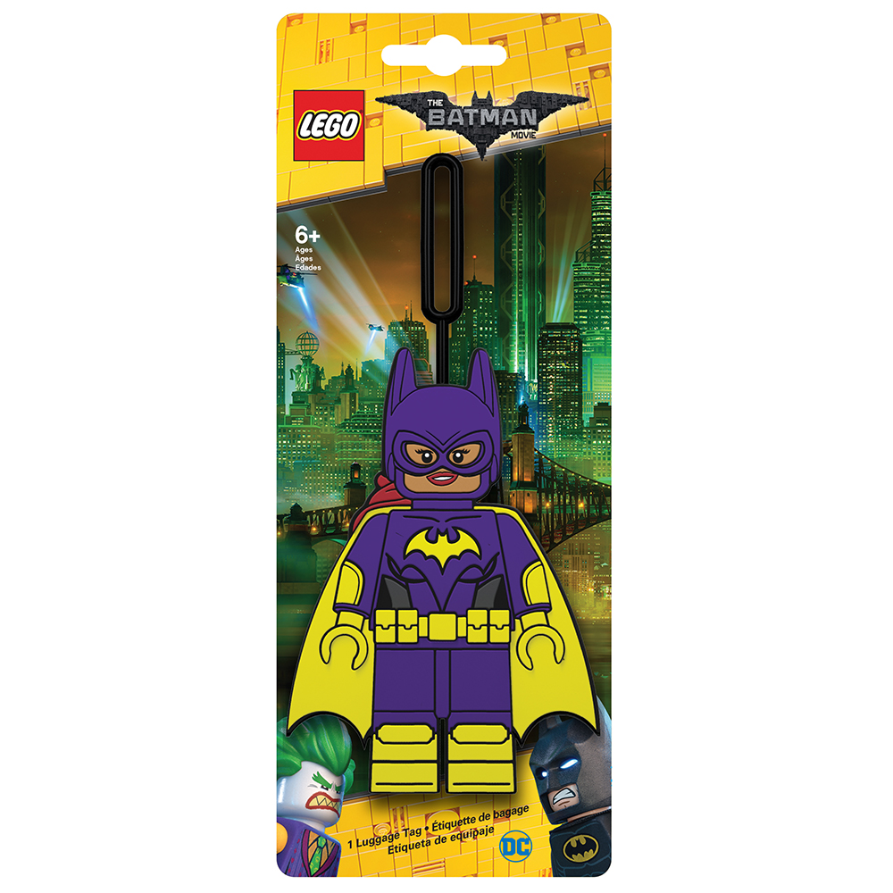 Бирка для багажа LEGO Batman Movie Batgirl. 5175251752 Бирка для багажа LEGO Batman Movie Batgirl. 5175251752Силиконовая бирка надежно крепится к багажу с помощью петли. Яркий и неповторимый дизайн сразу же привлечет внимание, и вы легко отыщите свой чемодан на транспортной ленте. Запишите свои контактные данные на обратной стороне бирки и можете не бояться, что ваш чемодан потеряется, ведь теперь работники аэропорта точно будут знать его хозяина.