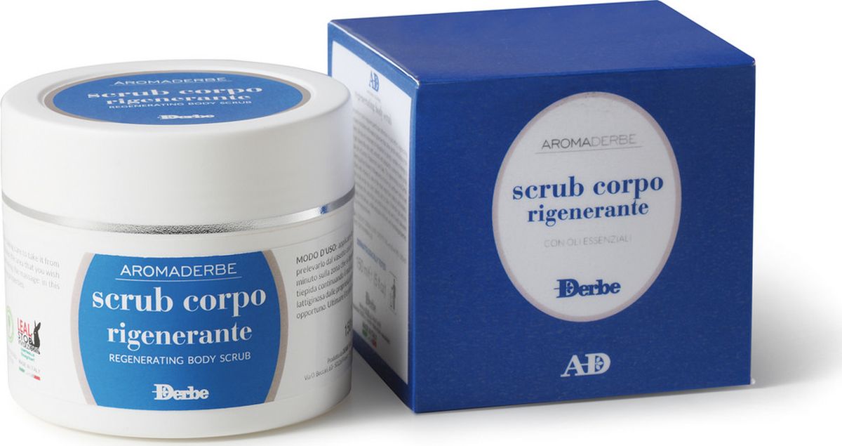 Derbe Скраб для тела AromaDerbe, 150 млA935717518 Derbe Скраб для тела AromaDerbe, 150 млA935717518Использование этого регенерирующего кожу скраба делает кожу идеально гладкой и ровной: он содержит гранулы из скорлупы грецкого ореха, которые мягко отшелушивают кожу. Применение скраба не только сделает вашу кожу эластичной, но и оставит на ней душистый шлейф благодаря наличию в составе эфирных масел лимона, мяты и шалфея. Регенерирующий скраб содержит оливковое масло, масло сладкого миндаля и подсолнечное масло, которые прекрасно смягчают и увлажняют кожу, скраб содержит витамин Е, один из наиболее важных природных антиоксидантов. Линия «DERBE» является 100% натуральной, поэтому все наши средства не содержат синтетические консерванты (парабены, феноксиэтанол), производные нефтепродуктов и минеральные масла, лаурил\лаурет сульфаты, силиконы, генномодифицированные компоненты. Производство наших средств полностью безопасно для природы. Производитель использует специальную упаковку, пригодную для вторичной переработки. По этой причине наши продукты не имеют пленку из слюды поверх...