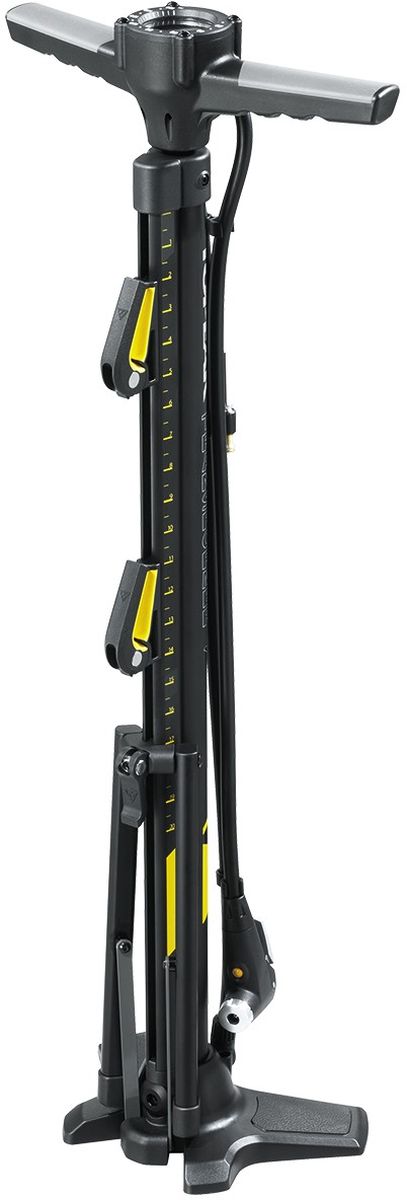 Насос-стенд напольный TOPEAK Transformer X Floor Pump, несъемныйTTF-X01 Насос-стенд напольный TOPEAK Transformer X Floor Pump, несъемныйTTF-X01Topeak Transformen XX Floor Pump - это комбинированный насос для обслуживания и хранения вашего велосипеда. Подставка регулируется по высоте специально под задние перья вашего велосипеда. Шланг насоса легко дотянется до переднего колеса. Имеется встроенный манометр, в комплекте имеюся иглы для мяча и матраса. Максимальное давление: 160 psi / 11 bar. Подходит для ниппелей стандартов Presta, Schreder и Dunlop. Размер (в сложенном виде): 15,2 х 28 х 74 см. Размер ( в раскрытом виде): 31,4 х 36,2 х 74 см. Вес: 2 кг.