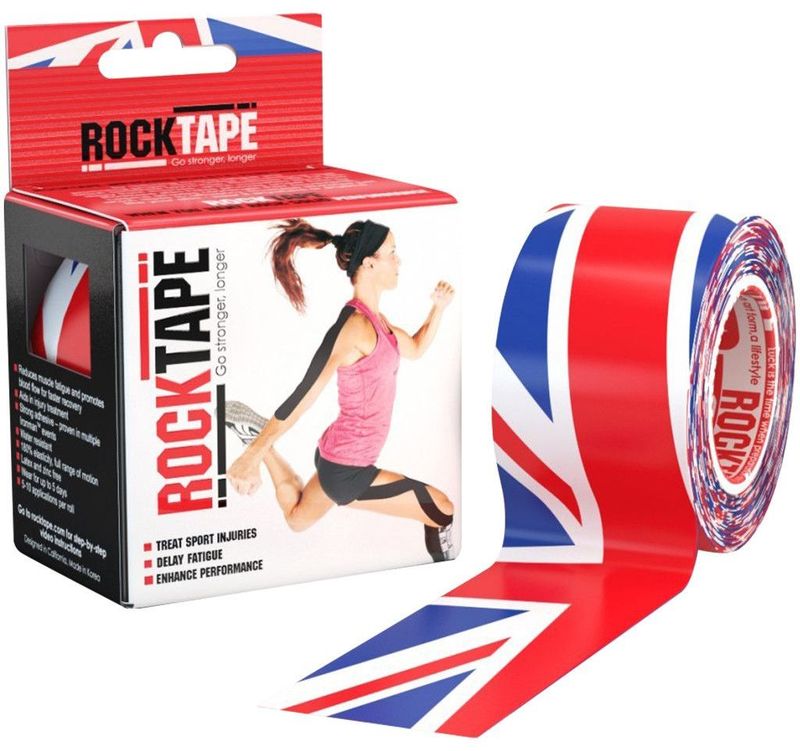 Кинезиотейп Rocktape Design. Британский флаг, 5 см х 5 мRCT100-UK-OS Кинезиотейп Rocktape Design. Британский флаг, 5 см х 5 мRCT100-UK-OSМатериал: 97% хлопок, 3% нейлон 6/12 Стойкая гипоаллергенная клеевая основа Эластичность: 180-190% (!) Плотная волнообразная структура ткани Водостойкий Носится, не теряя свойств, до 5 дней Производство: США/Корея