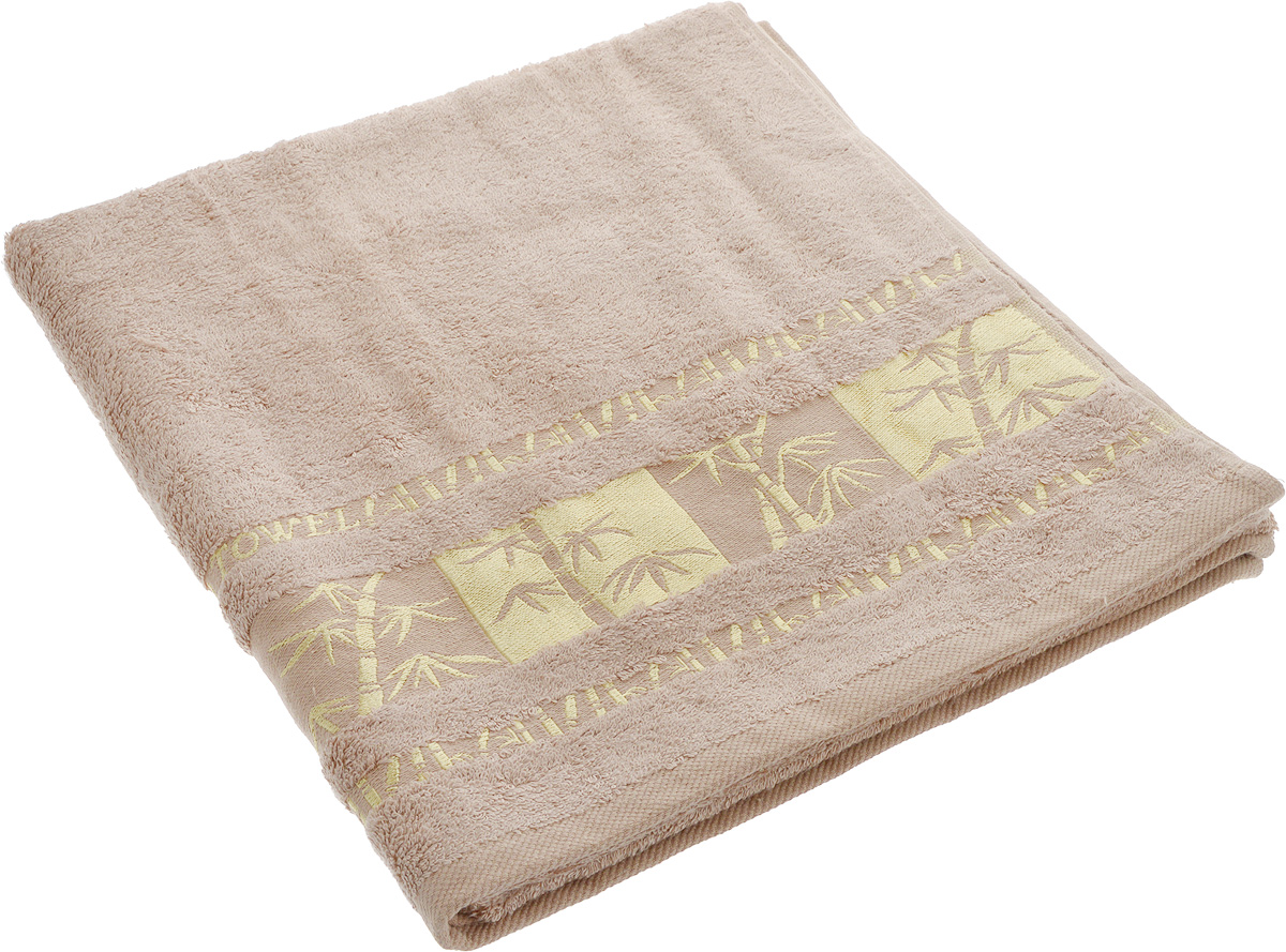 Полотенце Brielle Bamboo Gold, цвет: мокко, 70 х 140 см1213 Полотенце Brielle Bamboo Gold, цвет: мокко, 70 х 140 см1213Полотенце Brielle Bamboo Gold выполнено из бамбука с содержанием хлопка. Изделие очень мягкое, оно отлично впитывает влагу, быстро сохнет, сохраняет яркость цвета и не теряет формы даже после многократных стирок. Одна из боковых сторон оформлена оригинальным рисунком и надписью. Полотенце Brielle Bamboo Gold очень практично и неприхотливо в уходе. Такое полотенце послужит приятным подарком.