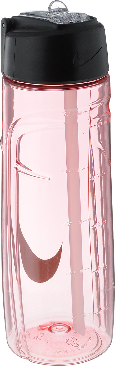 Бутылка для воды Nike T1 Flow Swoosh Water Bottle 24oz, цвет: розовый, серый, 709 млN.OB.92.606.24 Бутылка для воды Nike T1 Flow Swoosh Water Bottle 24oz, цвет: розовый, серый, 709 млN.OB.92.606.24Бутылка для воды Nike T1 Flow Swoosh Water Bottle 24oz с горлышком, которое поднимается на 90 градусов, что обеспечивает простоту в использовании. Бутылка дополнена измерительной шкалой. Возможно мытье в посудомоечной машине, легко собирается и разбирается. Технология материала Tritan обеспечивает долговечность и ударопрочность. Объем: 709 мл. Высота: 23 см. Диаметр (по нижнему краю): 7 см.