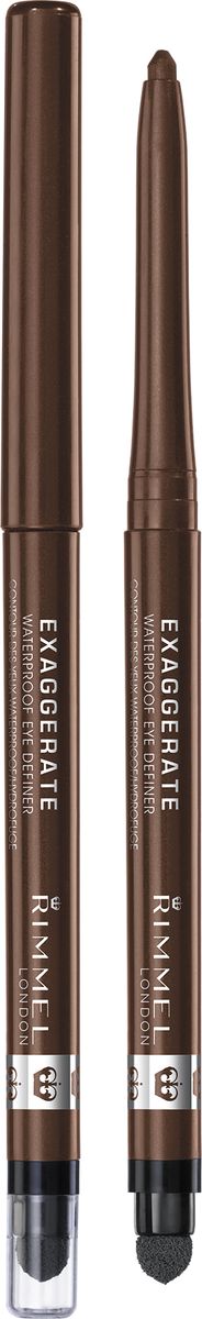 Rimmel Карандаш Для Глаз Exaggerate Waterproof Eye Definer 212 тон34004961212 Rimmel Карандаш Для Глаз Exaggerate Waterproof Eye Definer 212 тон34004961212Точность жидкой подводки и лёгкость карандаша Выдвигающийся стержень, аппликатор для растушевки, встроенная точилка Бархатистая формула, интенсивный цвет, стойкий результат Подходит для чувствительных глаз.