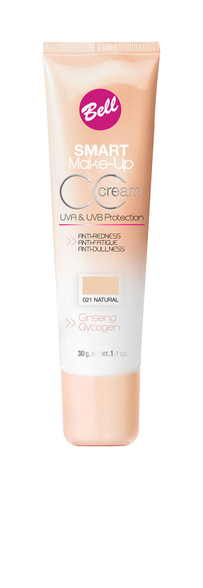 Bell Флюид Комплексный Cс Cream Smart Make-up Тон 21BflCC021 Bell Флюид Комплексный Cс Cream Smart Make-up Тон 21BflCC021Редуцирует покраснения, устраняет мелкие недостатки кожи, придает коже ровный тон. Содержит UVA и UVB фильтры, защищающие кожу от вредного действия солнечных лучей.