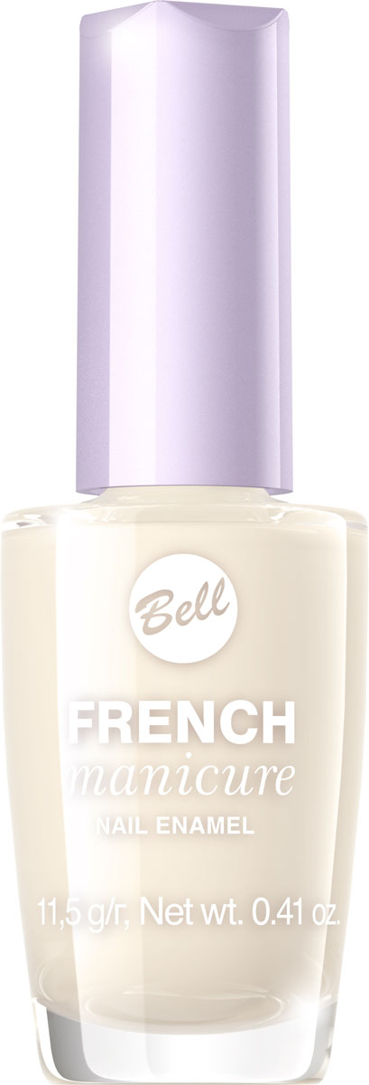 Bell Лак Для Ногтей Устойчивый Гипоаллергенный French Manicure Nail Тон 2BlfrFR002 Bell Лак Для Ногтей Устойчивый Гипоаллергенный French Manicure Nail Тон 2BlfrFR002Натуральный элегантный маникюр! French manicure от Bell - это наиболее простой и эффективный способ создания настоящего французского маникюра. Новейшая коллекция включает 12 деликатных оттенков: 6 из них обогащены серебристыми искорками, другие 5 придают ногтям матовый блеск.
