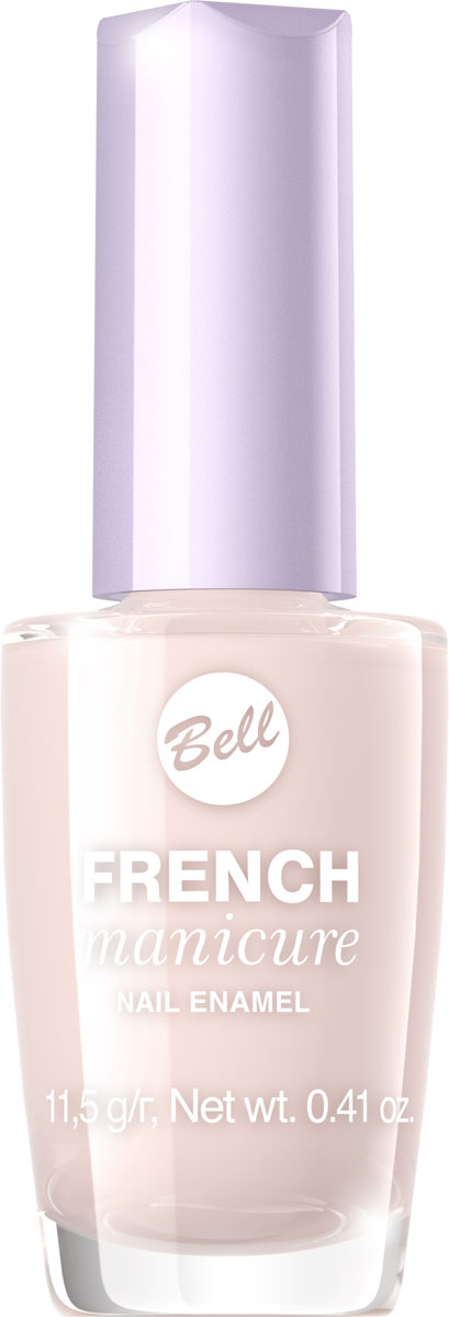 Bell Лак Для Ногтей Устойчивый Гипоаллергенный French Manicure Nail Тон 4BlfrFR004 Bell Лак Для Ногтей Устойчивый Гипоаллергенный French Manicure Nail Тон 4BlfrFR004Натуральный элегантный маникюр! French manicure от Bell - это наиболее простой и эффективный способ создания настоящего французского маникюра. Новейшая коллекция включает 12 деликатных оттенков: 6 из них обогащены серебристыми искорками, другие 5 придают ногтям матовый блеск.