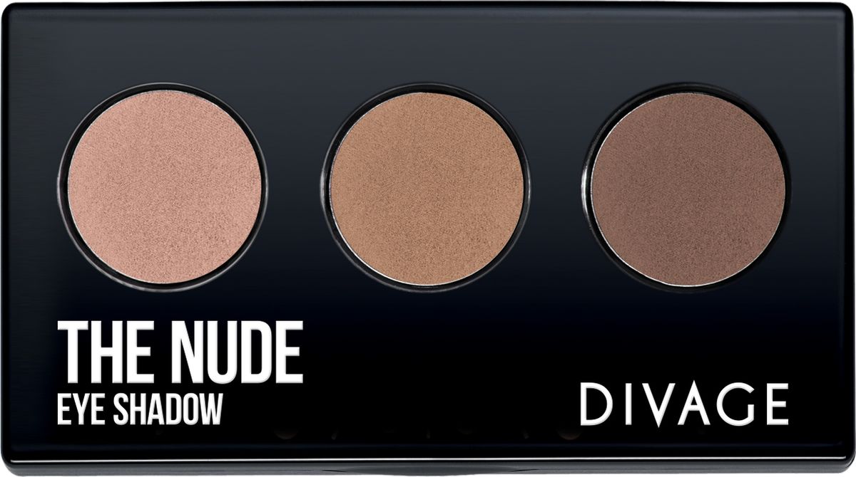Divage Тени Для Век Трехцветные Eye Shadow The Nude - Тон № 02DannaNE02 Divage Тени Для Век Трехцветные Eye Shadow The Nude - Тон № 02DannaNE02Тени THE NUDE из одноименной коллекции предназначены для создания столь актуального сегодня макияжа без макияжа. Тени имеют ультратонкую текстуру, которая обеспечивает равномерное покрытие и легкую растушевку. Тени достойны занимать главное место в твоей косметичке, потому что имеют три базовых универсальных оттенка, позволяющих сделать натуральный и естественный макияж глаз. Цвета прекрасно подобраны, поэтому ты сможешь сочетать оттенки, сделать легкий макияж, а также сделать взгляд более глубоким, расставить акценты и подчеркнуть природную красоту. В коллекции представлены две палетки теней в теплых и более холодных оттенках.