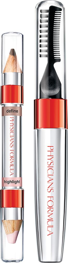 Physicians Formula Карандаш-хайлайтер для бровей двойной и гель для бровей набор Eye Booster 4-in-1 Brow Boosting Kit тон коричневый 1.8 г6631E Physicians Formula Карандаш-хайлайтер для бровей двойной и гель для бровей набор Eye Booster 4-in-1 Brow Boosting Kit тон коричневый 1.8 г6631EМногофункциональный набор – ваш идеальный помощник в процессе коррекции бровей. 4 продукта в 1 компактной упаковке станут незаменимыми, когда нужно быстро привести брови в безупречную форму, в путешествиях и при минимальном количестве времени на макияж. Ультра-тонкий оттеночный карандаш аккуратно и деликатно прорисовывает необходимую линию бровей, заполняя пространство между волосками. Хайлайтер помогает подчеркнуть форму, осветляя участки под и над бровью. Расческа с 2мя рядами щетинок укладывает волоски в одном направлении, и растушевывает нарисованную линию, придавая бровям естественность. Гель универсального коричневого оттенка фиксирует форму, продлевая стойкость макияжа бровей на весь день.