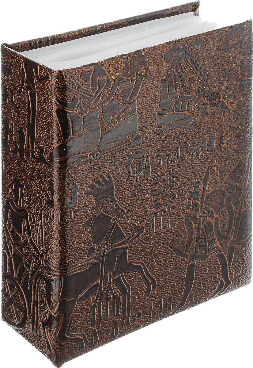 Фотоальбом Pioneer Egypt Leather, 100 фотографий, цвет: коричневый, 10 x 15 см46801 PU-46100 Фотоальбом Pioneer Egypt Leather, 100 фотографий, цвет: коричневый, 10 x 15 см46801 PU-46100Фотоальбом Pioneer Egypt Leather поможет красиво оформить ваши самые интересные фотографии. Обложка, выполненная из делюкс материала (искусственной кожи), оформлена принтом с первобытными людьми. Внутри содержится блок из 50 белых листов с фиксаторами- окошками из полипропилена. Альбом рассчитан на 100 фотографий формата 10 х 15 см (по 1 фотографии на странице). Переплет - высокочастотная сварка. Нам всегда так приятно вспоминать о самых счастливых моментах жизни, запечатленных на фотографиях. Поэтому фотоальбом является универсальным подарком к любому празднику. Количество листов: 50.