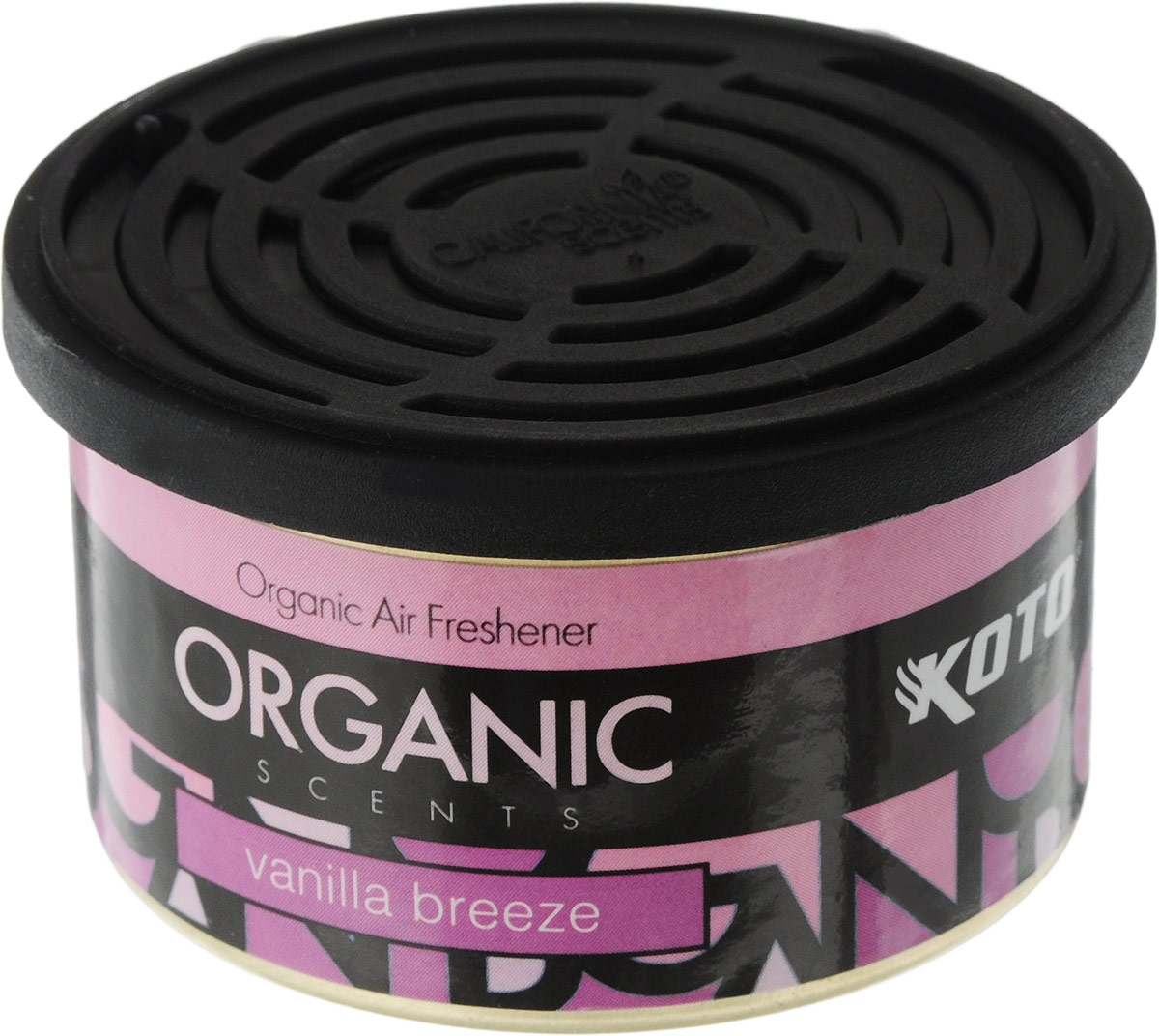 Ароматизатор автомобильный Koto Organic, ванильный бризFPO-101 Ароматизатор автомобильный Koto Organic, ванильный бризFPO-101Автомобильный ароматизатор Koto Organic эффективно устраняет неприятные запахи и придает приятный аромат ванили. Внутри - органический наполнитель, который не растекается и не вредит окружающей среде. Ароматизатор имеет удобную крышку-регулятор, так что интенсивность аромата вы сможете настроить сами. Стойкий аромат держится около 60 дней. Ароматизатор может быть расположен как на приборной панели, так и под сиденьем автомобиля. Товар сертифицирован.