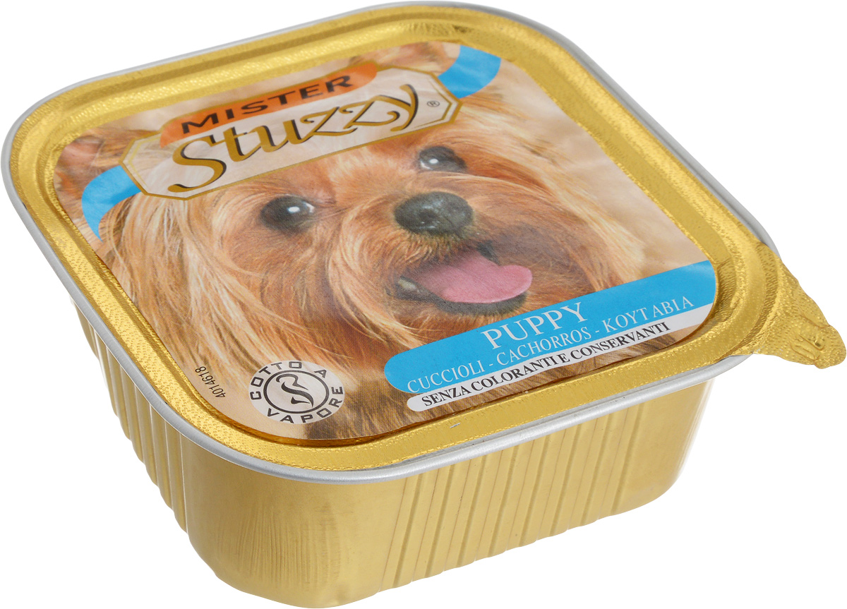 Консервы Stuzzy Mister, для щенков, с курицей, 150 г131.C240 Консервы Stuzzy Mister, для щенков, с курицей, 150 г131.C240Консервы Stuzzy Mister - это полноценное и сбалансированное питание для щенков. Корм обогащен таурином и витамином Е для поддержания правильной работы сердца и иммунной системы. Инулин обеспечивает всасывание питательных веществ, а биотин способствуют великолепному внешнему виду кожи и шерсти. Корм Stuzzy Mister приготовлен на пару, не содержит красителей и консервантов. Товар сертифицирован.