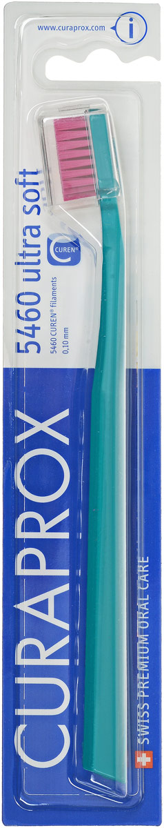 Curaprox CS 5460 Зубная щетка Ultrasoft, d 0,10 мм, цвет: изумрудныйCS5460_изумрудный Curaprox CS 5460 Зубная щетка Ultrasoft, d 0,10 мм, цвет: изумрудныйCS5460_изумрудныйЩетка предназначена для ежедневного очищения зубов. Щетка содержит 5460 мягких активных щетинок (диаметр 0,10мм) и обеспечивает качественное и нетравматичное удаление зубного налета.