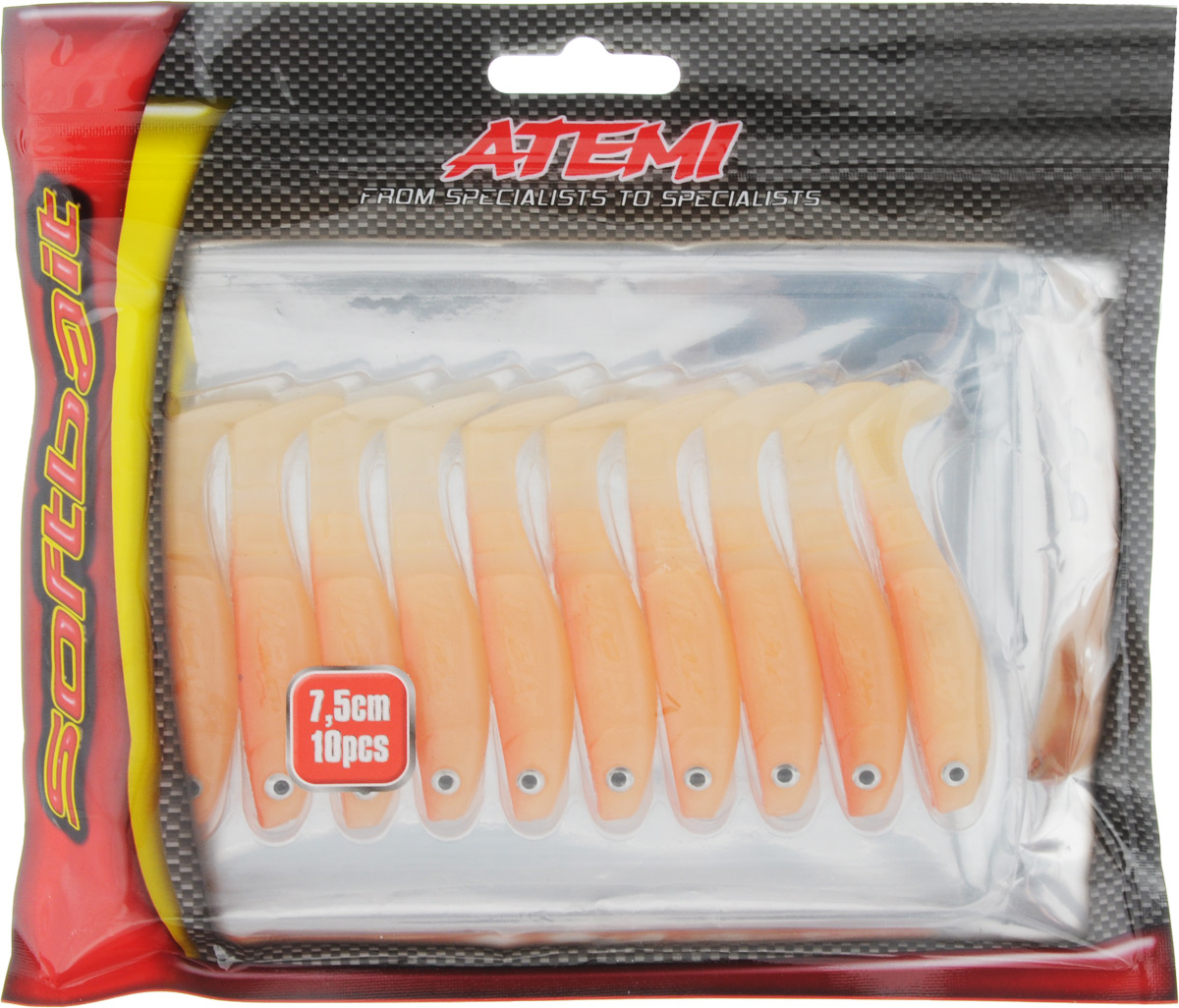 Риппер Atemi, цвет: glowred, длина 7,5 см, 10 штASH142-GR Риппер Atemi, цвет: glowred, длина 7,5 см, 10 штASH142-GRРиппер Atemi - это виброхвост с объемным, мясистым телом, выполненный из высококачественного силикона. Имеет стабильную сбалансированную игру. Предназначен для джиговой ловли хищной рыбы: окуня, судака, щуки. Приманка визуально стимулирует хищный инстинкт поедателей рыб и толкает их совершать атаки.