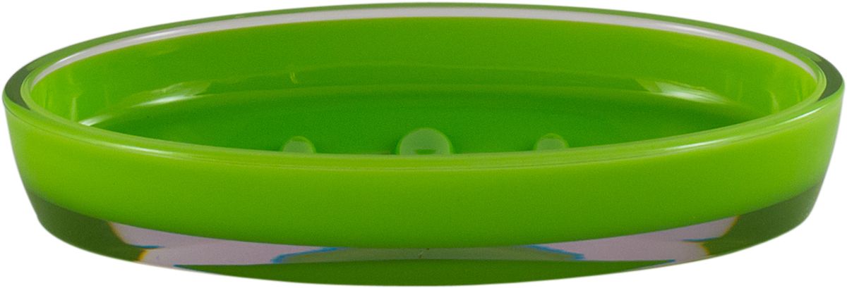 Мыльница Swensa Рондо, цвет: зеленыйAC-3001D-Green Мыльница Swensa Рондо, цвет: зеленыйAC-3001D-GreenМыльница Рондо поможет внести свежую нотку в продуманный интерьер ванной комнаты. Ребристое дно препятствует выскальзыванию и размоканию бруска мыла, а благодаря компактным размерам и овальной форме аксессуар легко размещается на стеклянной полке, бортике ванны или уголке раковины. Влагостойкое покрытие обеспечивает надежную защиту от повышенной влажности и воздействия высоких температур, продлевая срок службы изделия.