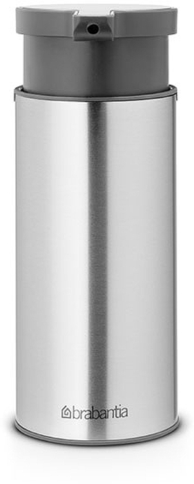 Диспенсер для жидкого мыла Brabantia. 481208481208 Диспенсер для жидкого мыла Brabantia. 481208481208Это стильное изделие из коррозионностойких материалов для тех, кого заботят вопросы гигиены, и тех, для кого важны индивидуальность стиля и красивый дизайн. Красота и функциональность в одном флаконе! И высочайшее качество сверху донизу: от широкого загрузочного отверстия до нескользящего основания. Идеальное решение для помещений с повышенной влажностью – изготовлен из коррозионностойких материалов . Удобное наполнение сверху – широкое отверстие для заправки. Может использоваться для шампуней, лосьонов и т.п. Перед заправкой дозатора заполните емкость горячей водой и проведите очистку насосного механизма, несколько раз прокачав дозатор. Легко разбирается для проведения тщательной очистки. Широкое основание с противоскользящими свойствами обеспечивает хорошую устойчивость.