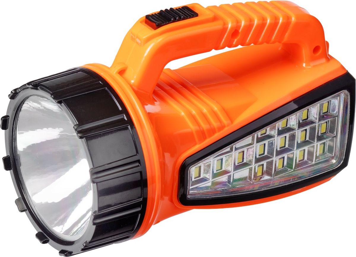 Фонарь ручной FOCUSray. FR-1230FR-1230 Фонарь ручной FOCUSray. FR-1230FR-1230Источник питания - свинцово-кислотный аккумулятор 4v0,8Ah Источник света : 1 W +15SMD диодов Время работы до 240 мин Дальность освещения до 200 метров Торговая упаковка: коробка ; Зарядка от сети 220 В +авто 12В