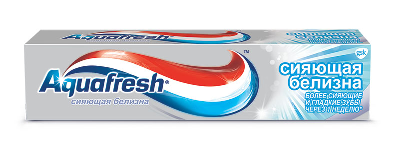 Aquafresh зубная паста Сияющая белизна 100 мл20011235 Aquafresh зубная паста Сияющая белизна 100 мл20011235Зубная паста в виде геля с мятной формулой. Освежает и одновременно чистит зубы, ваша улыбка становится белоснежной и сияющей благодаря мягкой полировке гелем, а дыхание - необыкновенно свежим. Содержит микро-гранулы для полировки и отбеливания зубов.