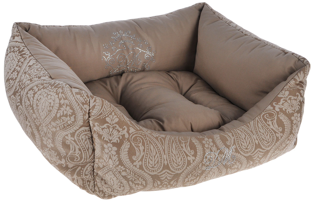 Лежак для животных Dogmoda Элегант, 52 x 46 x 21 смDM-150354-1 Лежак для животных Dogmoda Элегант, 52 x 46 x 21 смDM-150354-1Лежак для животных Dogmoda Элегант прекрасно подойдет для отдыха вашего домашнего питомца. Предназначен для собак мелких пород и кошек. Изделие выполнено из жаккарда с изысканными узорами и хлопка. Внутри - мягкий наполнитель из холлофайбера, который обеспечивает комфорт и уют. Лежак снабжен съемной мягкой подушкой. Роскошный уютный лежак Dogmoda Элегант станет излюбленным местом отдыха для вашего питомца, а стильный дизайн сделает его настоящим украшением интерьера. Размер лежака: 52 х 46 х 21 см, Размер подушки: 40 х 34 х 7 см.