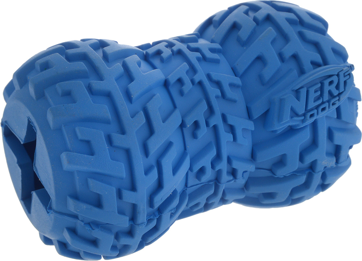 Игрушка-кормушка для собак Nerf Шина, цвет: синий, длина 7 см22477_синий Игрушка-кормушка для собак Nerf Шина, цвет: синий, длина 7 см22477_синийИгрушка-кормушка для собак Nerf Шина изготовлена из сверхпрочной резины, что обеспечивает долговечность использования. Игрушка имеет уникальный рисунок протектора шины. Полость внутри игрушки предназначена для любимого лакомства вашего питомца. Подходит для собак с самой мощной челюстью. Размеры игрушки: 7 х 5 х 5 см.