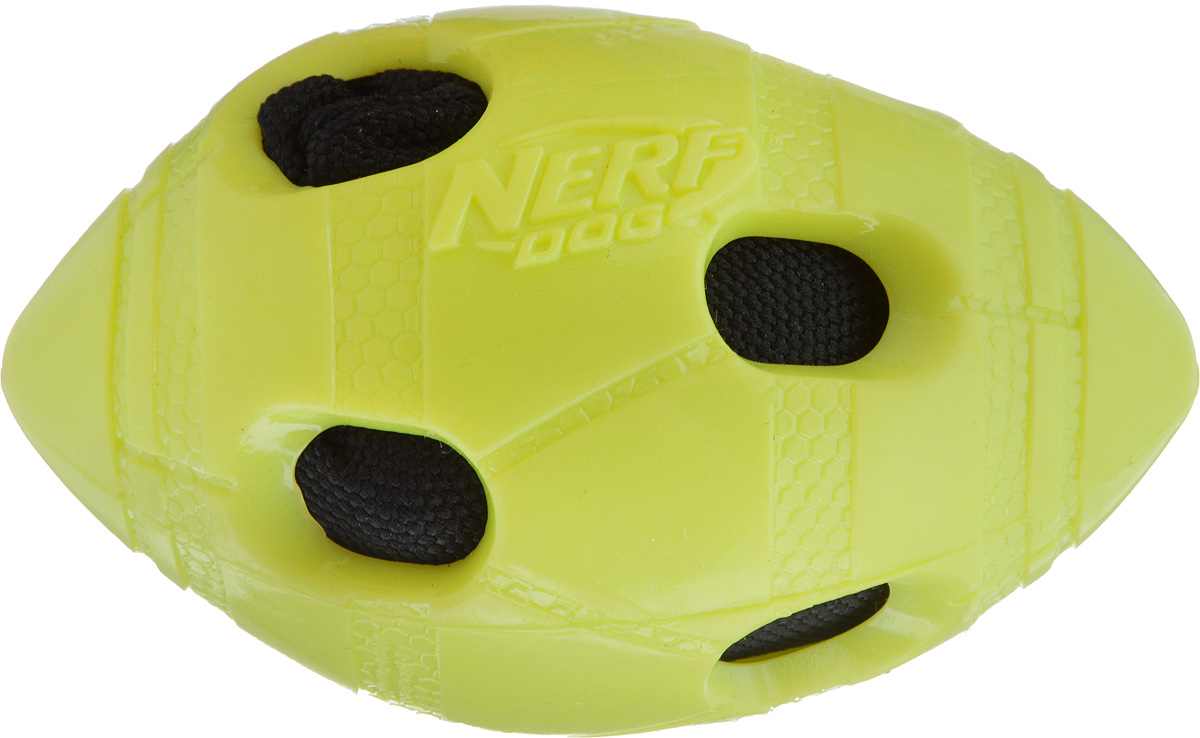 Игрушка для собак Nerf Мяч для регби, цвет: салатовый, черный, 10 см22330_салатовый, черный Игрушка для собак Nerf Мяч для регби, цвет: салатовый, черный, 10 см22330_салатовый, черныйИгрушка для собак Nerf Мяч для регби, цвет: салатовый, черный, 10 см