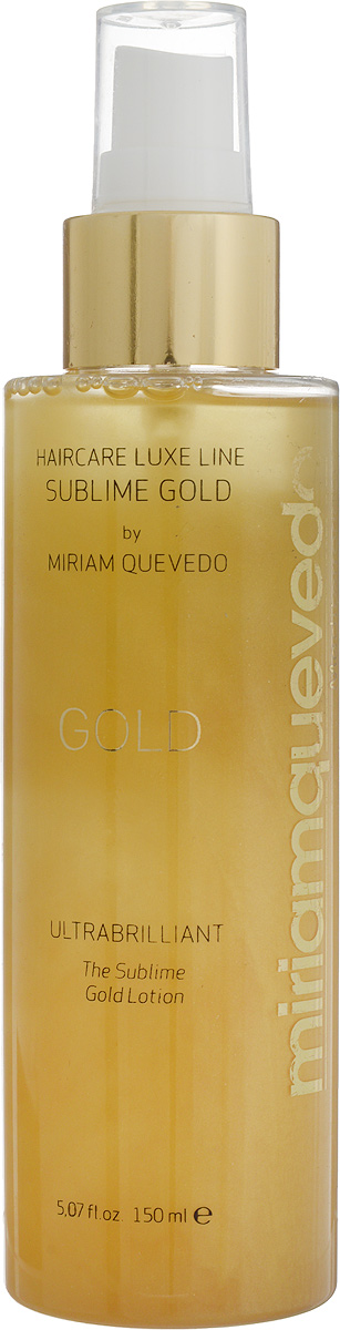 Miriam Quevedo Золотой спрей-лосьон для ультра-блеска волос (Ultrabrilliant The Sublime Gold Lotion) 150 мл379 Miriam Quevedo Золотой спрей-лосьон для ультра-блеска волос (Ultrabrilliant The Sublime Gold Lotion) 150 мл379Неповторимый спрей-лосьон, содержащий золотые частицы, подарит волосам ошеломляющий блеск и сияние. Используется на последнем этапе укладки и сделает Ваш имидж неповторимым.