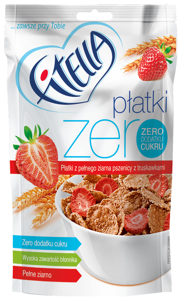 Fitella Zero хлопья пшеничные цельнозерновые с клубникой, 40 г14283 Fitella Zero хлопья пшеничные цельнозерновые с клубникой, 40 г14283Fitella - это европейский бренд на рынке сухих завтраков, который уже завоевал доверие и популярность среди потребителей Европы. Хлопья из цельного зерна без сахара. Абсолютно натуральный состав: Пшеница цельнозерновая - это клетчатка, пищевые волокна, ненасыщенные и полиненасыщенные жиры, заменимые и незаменимые аминокислоты. Отруби пшеничные – большое количество клетчатки, натуральный сорбент, очищение организма. Эмульгатор: моно- и диглицериды жирных кислот. Несмотря на свое сложное название, добавка имеет натуральное происхождение. Лиофилизированная клубника - при лиофилизации максимально сохраняются все витамины свежих фруктов.