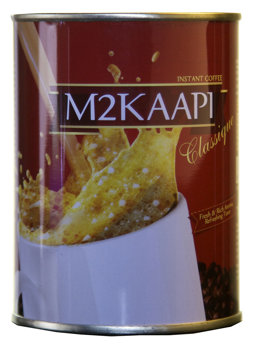 M2Kaapi кофе растворимый гранулированный, 100 гУТ17 M2Kaapi кофе растворимый гранулированный, 100 гУТ17100% натуральный кофе растворимый гранулированный M2Kaapi. Кофе не содержит искусственных добавок и ароматизаторов, содержит 3,77 % кофеина.