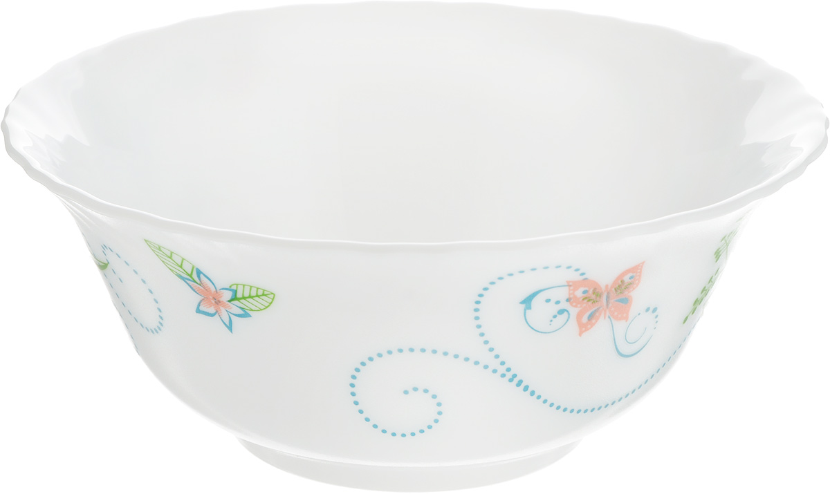 Салатник Luminarc Colombelle, диаметр 12 смL5260 Салатник Luminarc Colombelle, диаметр 12 смL5260Великолепный круглый салатник Luminarc Colombelle, изготовленный из ударопрочного стекла, прекрасно подойдет для подачи различных блюд: закусок, салатов или фруктов. По бокам изделие оформлено оригинальным принтом. Такой салатник украсит ваш праздничный или обеденный стол, а оригинальное исполнение понравится любой хозяйке. Бренд Luminarc - это один из лидеров мирового рынка по производству посуды и товаров для дома. В основе процесса изготовления лежит высококачественное сырье, а также строгий контроль качества. Товары для дома Luminarc уважают и ценят во всем мире, а многие эксперты считают данного производителя эталоном совершенства. Диаметр салатника (по верхнему краю): 12 см.