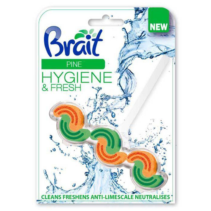 Туалетный блок BRAIT, двухфазный, 1 шт. 171195171195 Туалетный блок BRAIT, двухфазный, 1 шт. 171195171195Туалетный блок Брайт отличается современной формулой, которая: 1. Очищает и удаляет всю грязь. 2. Освежает и устраняет неприятные запахи. 3. Предотвращает накопление отложений и камня. 4. Оставляет длительный и интенсивный аромат.