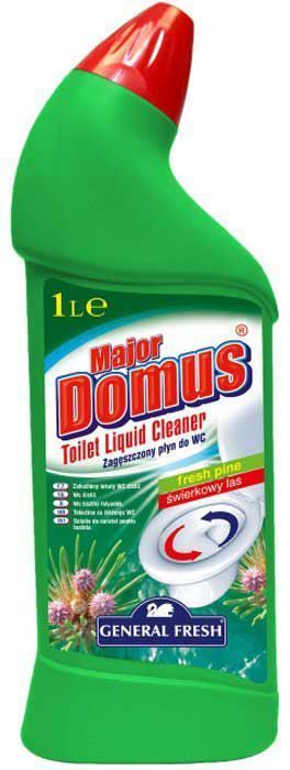Концентрат для поддержания гигиены в туалете General Fresh Major Domus, 1 л. 583510583510 Концентрат для поддержания гигиены в туалете General Fresh Major Domus, 1 л. 583510583510Моющее средство Мајоr Domus предназначен для поддержания гигиены в туалете. Эффективно очищает труднодоступные места, предотвращает появление известкового камня и ржавчины. Активен также ниже уровня воды. Оставляет устойчивый и приятный запах.