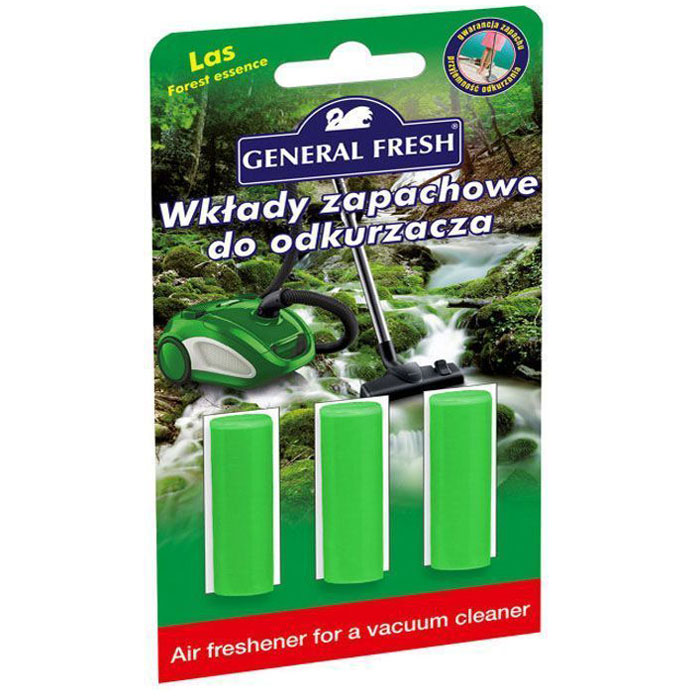 Освежитель воздуха General Fresh Air Fresh, для пылесоса, 1 шт. 595100595100 Освежитель воздуха General Fresh Air Fresh, для пылесоса, 1 шт. 595100595100Освежитель воздуха для пылесоса AIR FRESH нейтрализует неприятные запахи, оставляя в доме приятный аромат. Досконально подобранная ароматическая композиция обеспечивает длительный эффект до момента замены мешка