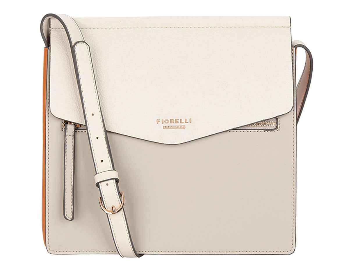 Сумка женская Fiorelli, цвет: серый, экрю. 8632 FH Misty Grey8632 FH Misty Grey Сумка женская Fiorelli, цвет: серый, экрю. 8632 FH Misty Grey8632 FH Misty GreyЭлегантная женская сумка Fiorelli изготовлена из качественной искусственной кожи. Модель с тремя отделениями закрывается на клапан с магнитной кнопкой. На лицевой части расположен врезной карман на молнии. Сумка оснащена плечевым ремнем, который можно регулировать по длине.